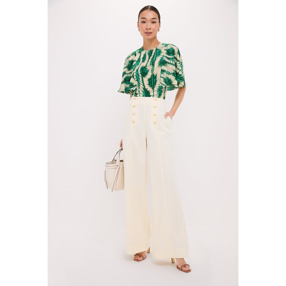 ULLA JOHNSON Cowrie Yalena Pant Size 6 NWT Retail $490 Tuckernuck - Picture 7 of 7